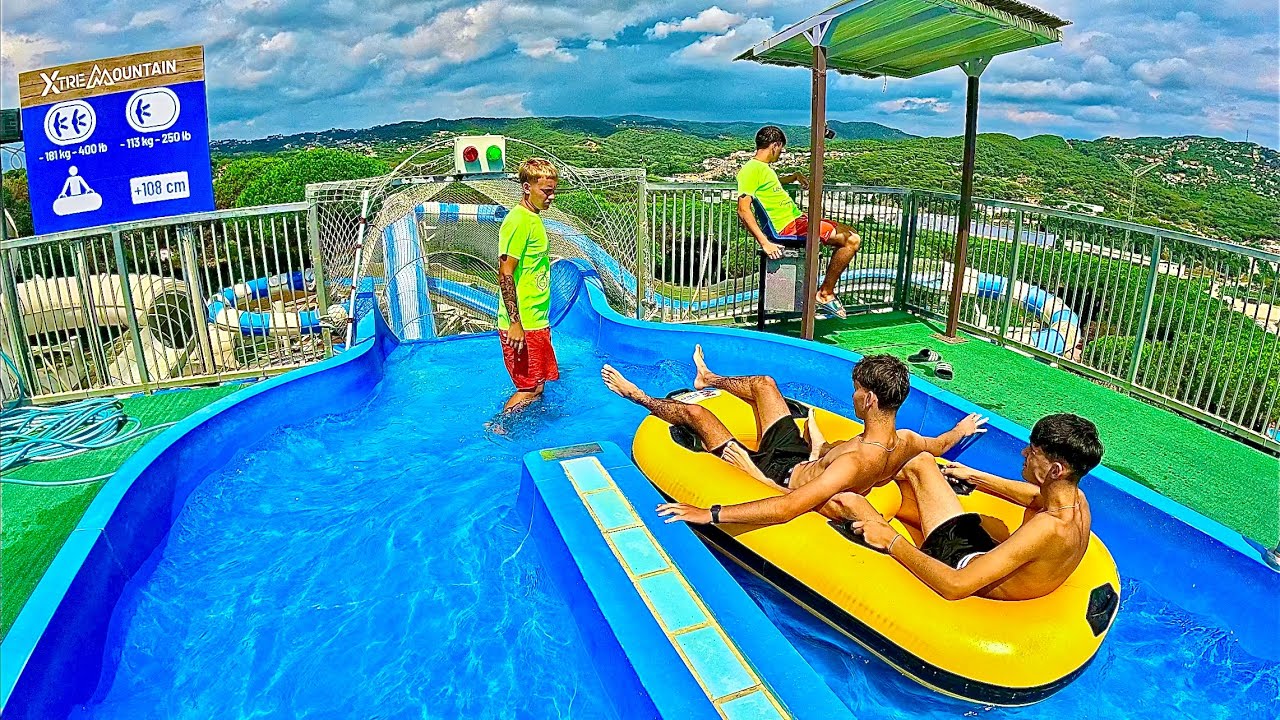 X-Trem Mountain Water Coaster at Water World Parc in Lloret de Mar 