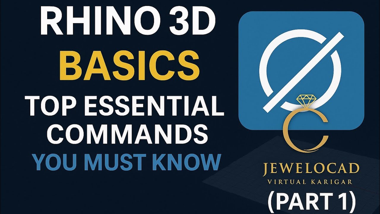 Rhino 3D Basics: Top Essential Commands You Must Know (Part 1)