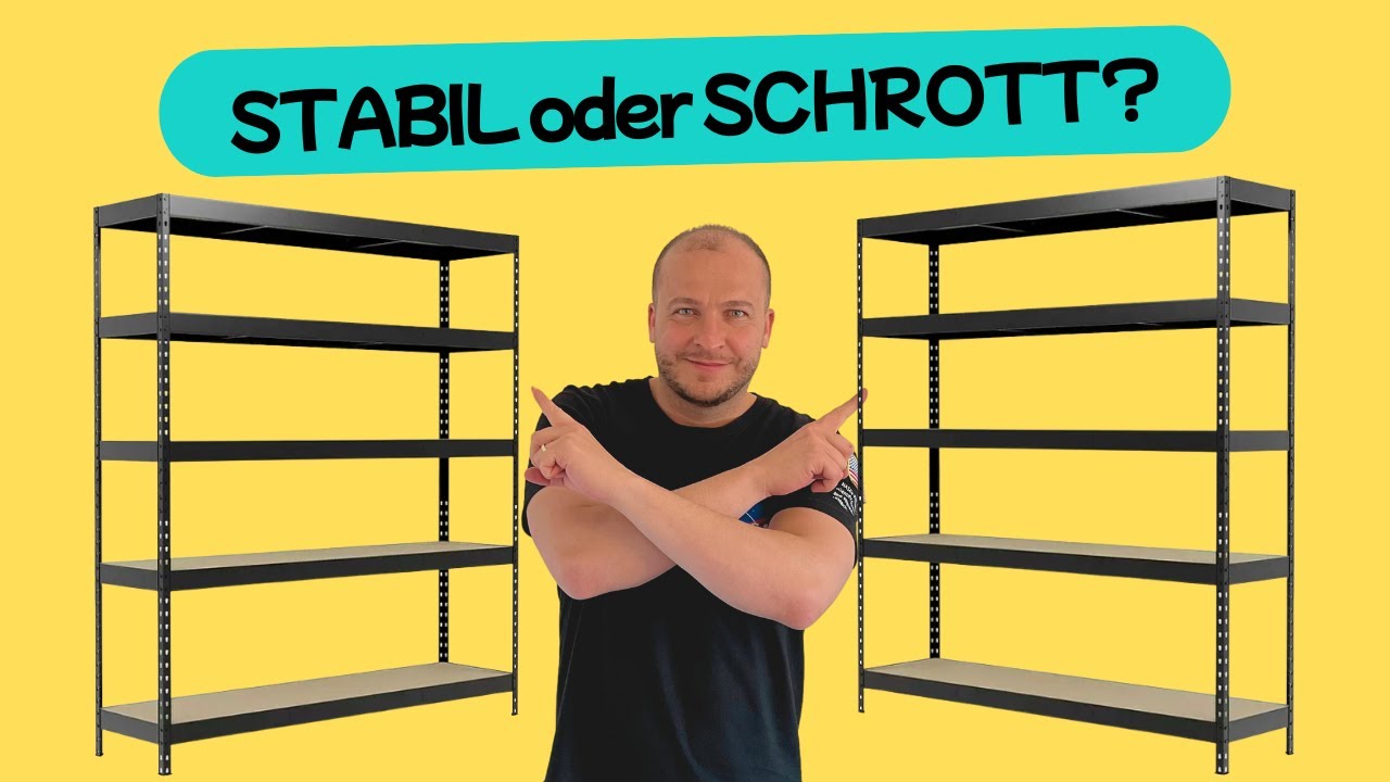 1000 Kilo? 🏋️‍♂️ Dieses Regalux-Regal aus dem Bauhaus ist ein Biest! 🦾🧱