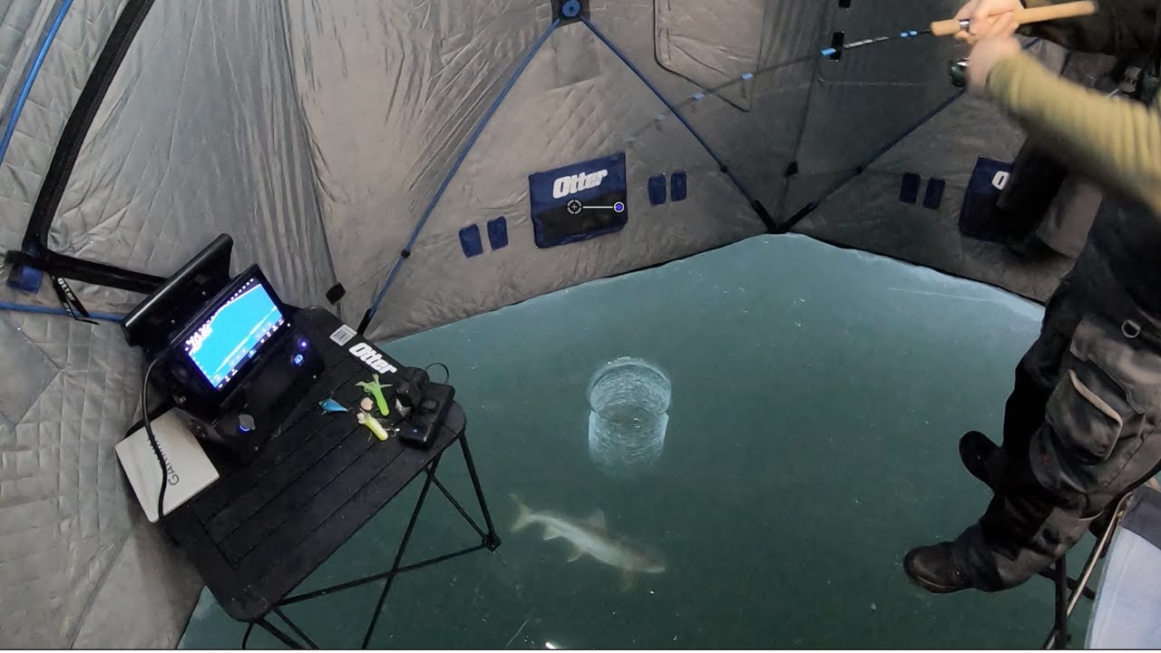 Clear Ice Lake Trout Fishing!
