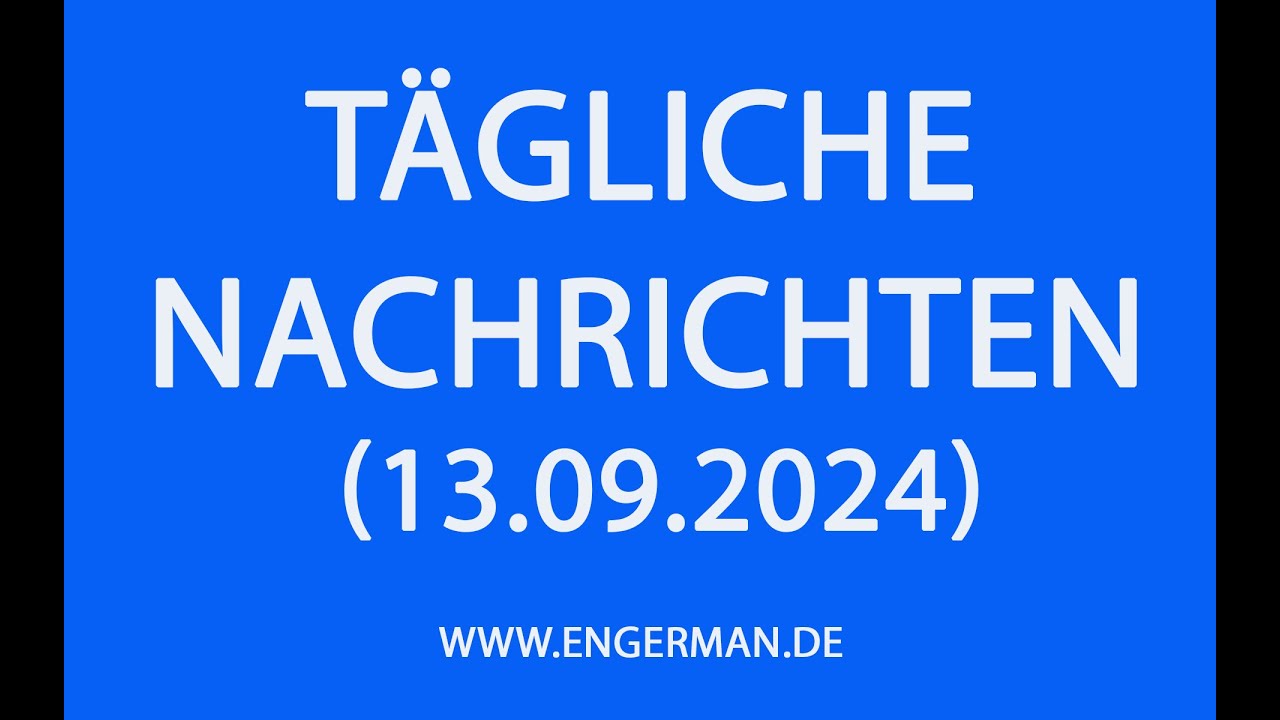Deutsch lernen mit Nachrichten – Maßnahmenpaket zu innerer Sicherheit