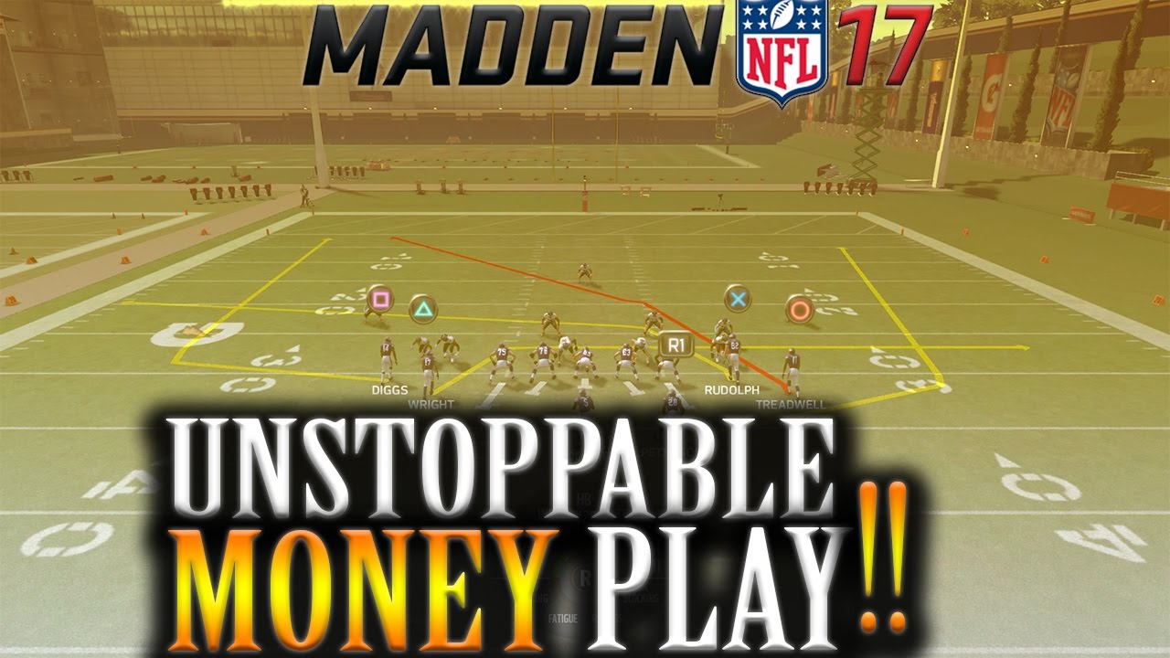 UNSTOPPABLE ! Passing Play in MADDEN 17 - Money play beats EVERY DEFENSE  ! MADDEN 17 TIPS !