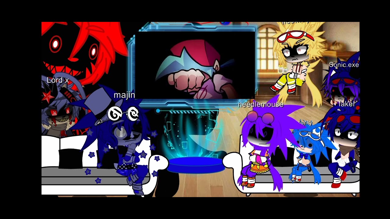 Sonic.exe group reacts to Mario madness V2 (hellish hights part 2)