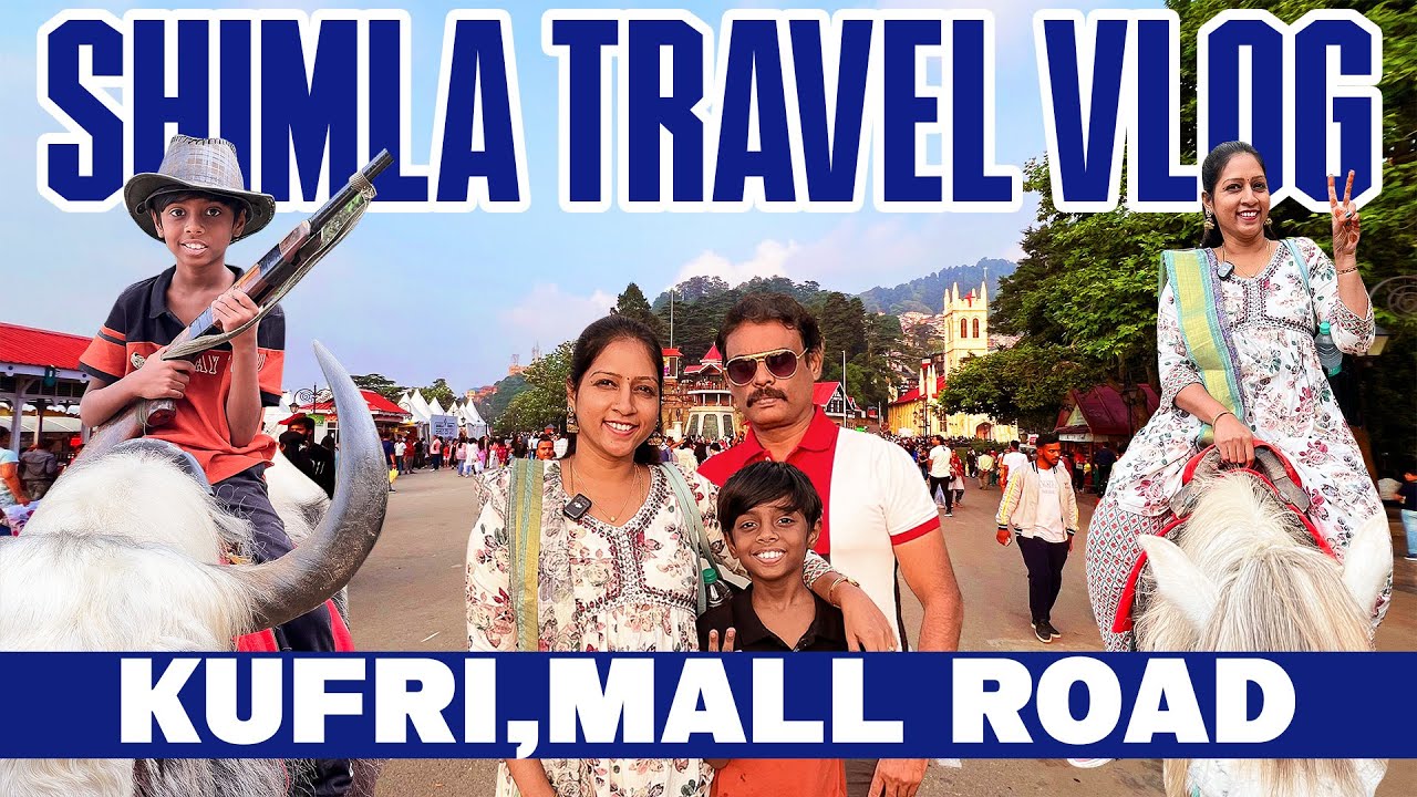 Shimla Bayangarama Irukke😍 | KUFRI & MALL ROAD | Akila Kannan Vlogs