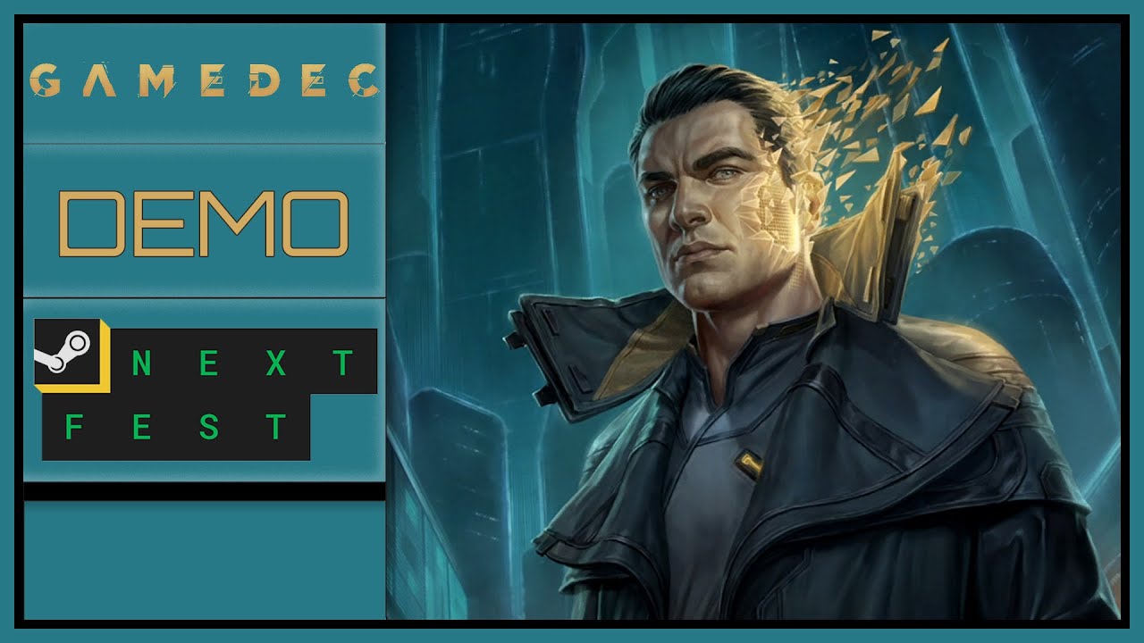Cyberpunk Detective RPG - Let's Play Gamedec - DEMO [Steam Next Fest]
