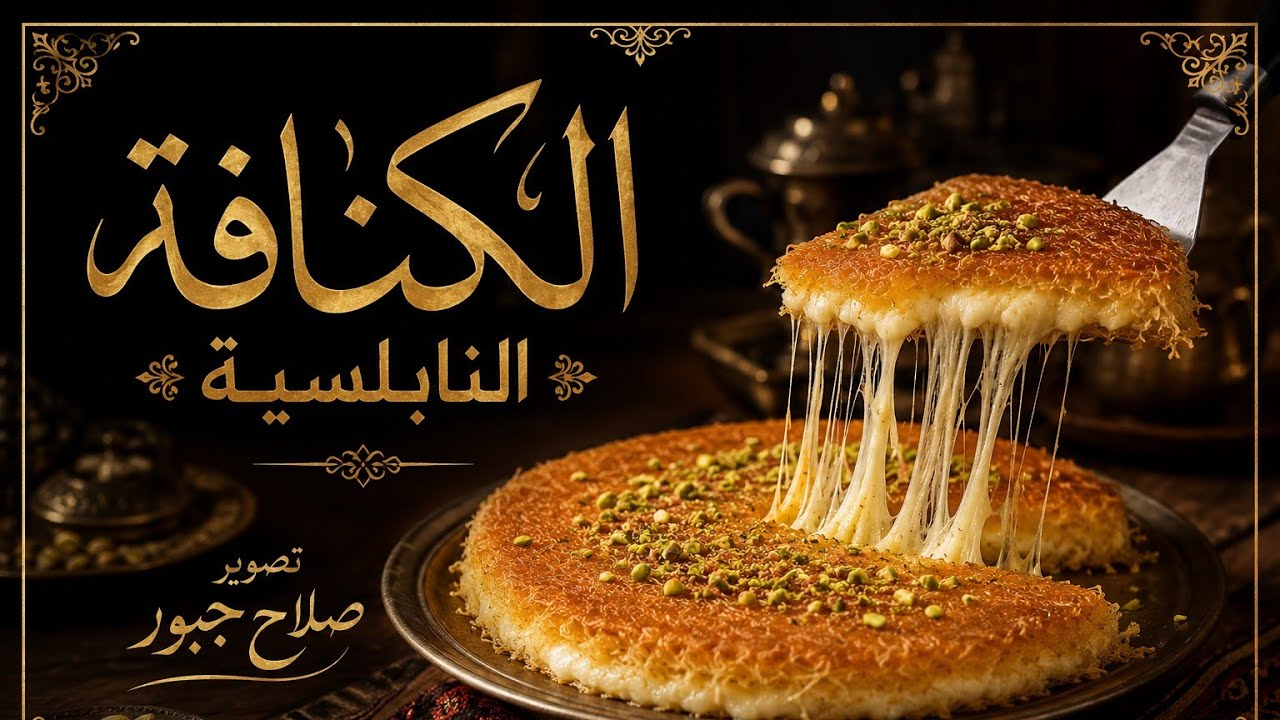 صناعة الكنافة النابلسية تصوير صلاح جبور