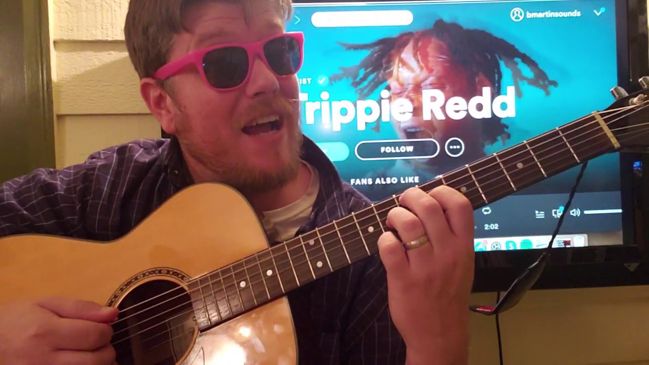 How To REALLY Play Leray Trippie Redd // chords tabs easy guitar tutorial beginner lesson