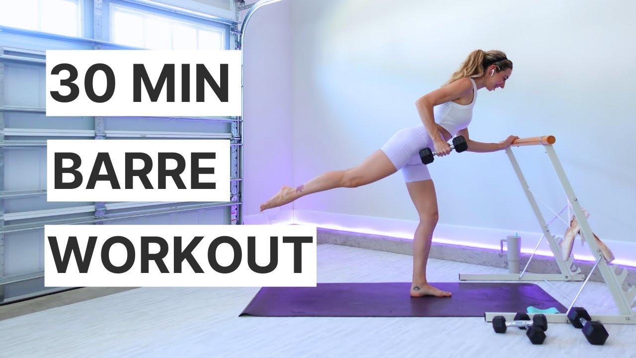 30MIN BARRE Workout Strength with weights