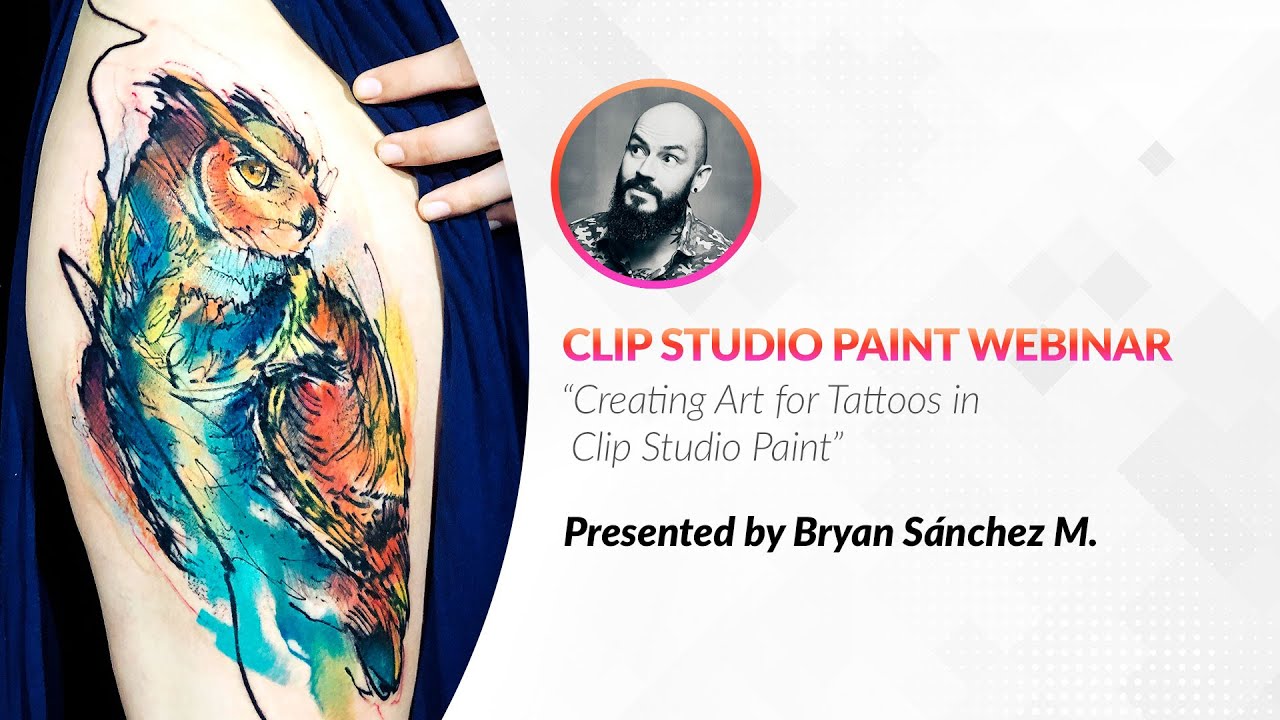 Creating Art for Tattoos in Clip Studio Paint with Bryan Sanchez M