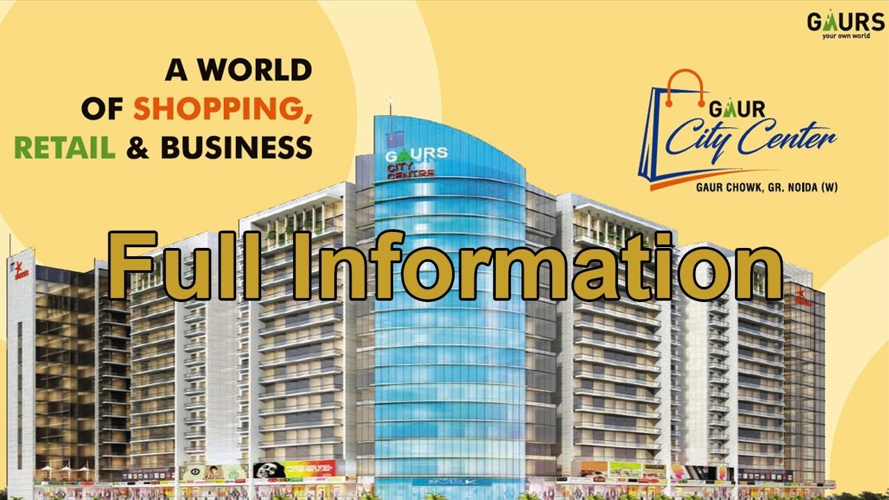 Gaur City Centre Greater Noida West More Details 8826622433