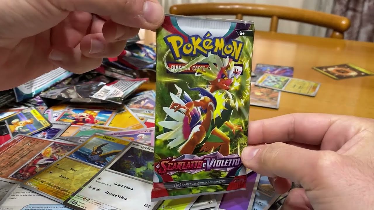 Ep10 - Spacchetto il pacchetto - Carte Pokémon - Box SCARLATTO e VIOLETTO ITA ( video 2 di 2 )