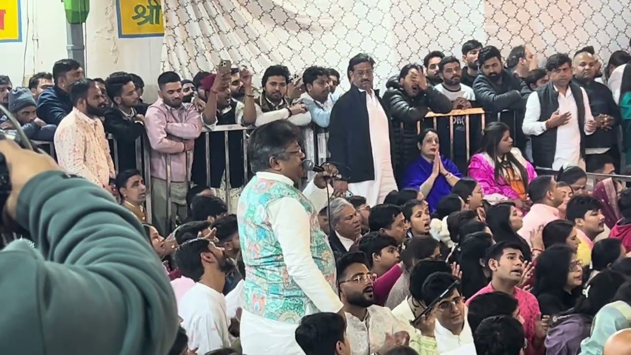 कला भवन में पहली बार गाया ये भजन लाईव - संजय मितल - एकादशी किर्तन - हम बेसहारा हैं तुम सहारा बनो