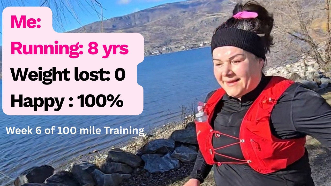 I'm 50 yrs old, running in a plus size body & training for a 100 mile race! This is Week 6 training!