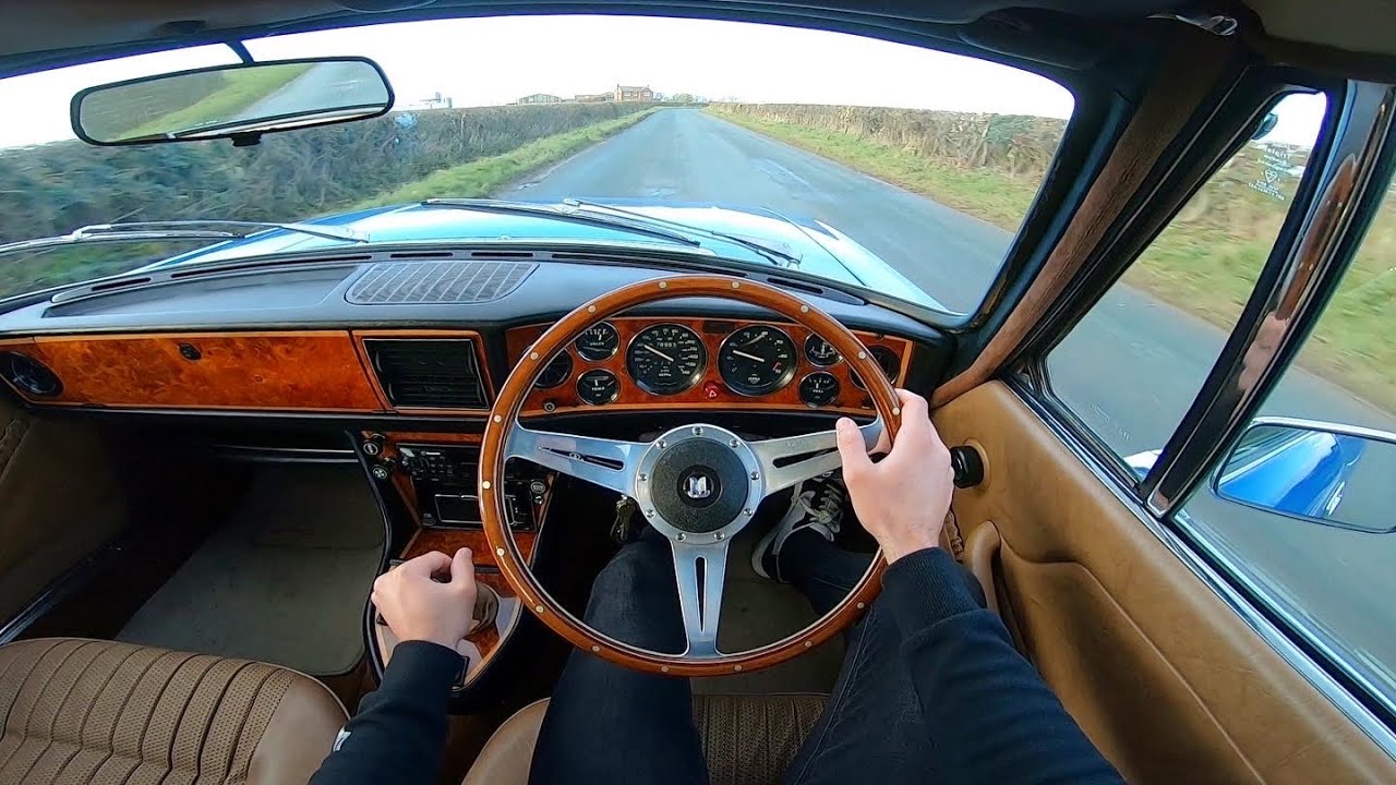 The POV Driving Experience  - 1977 Triumph Stag MK2 Convertible 3.0 V8 Manual - The British V8