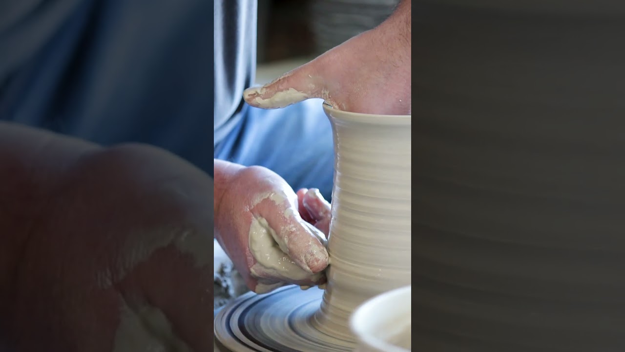 Throwing a Small Utensil Holder, Part 1 (w/sound this time)