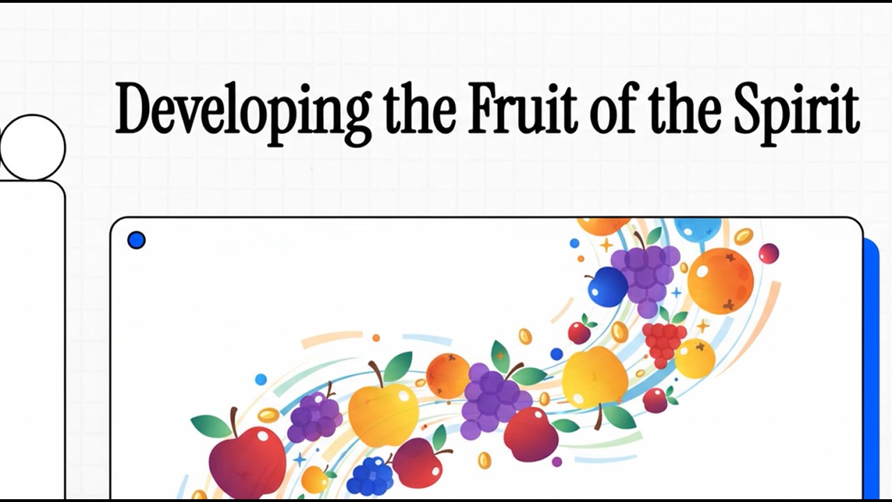 Developing the Fruit of the Spirit