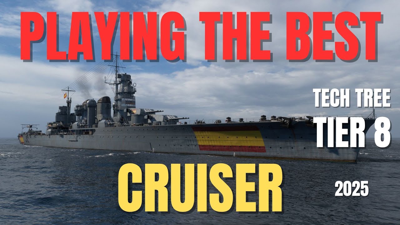 Playing The Best Tech Tree Tier 8 Cruiser in World of Warships WOWS 2025