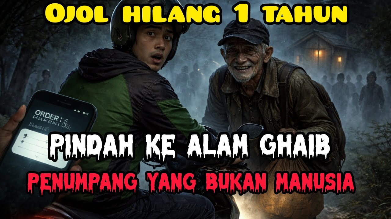 KASIHAN SEKALI‼️ OJEK ONLINE ANTAR KAKEK MISTERIUS‼️ PINDAH KE ALAM GHAIB ‼️1 TAHUN HILANG