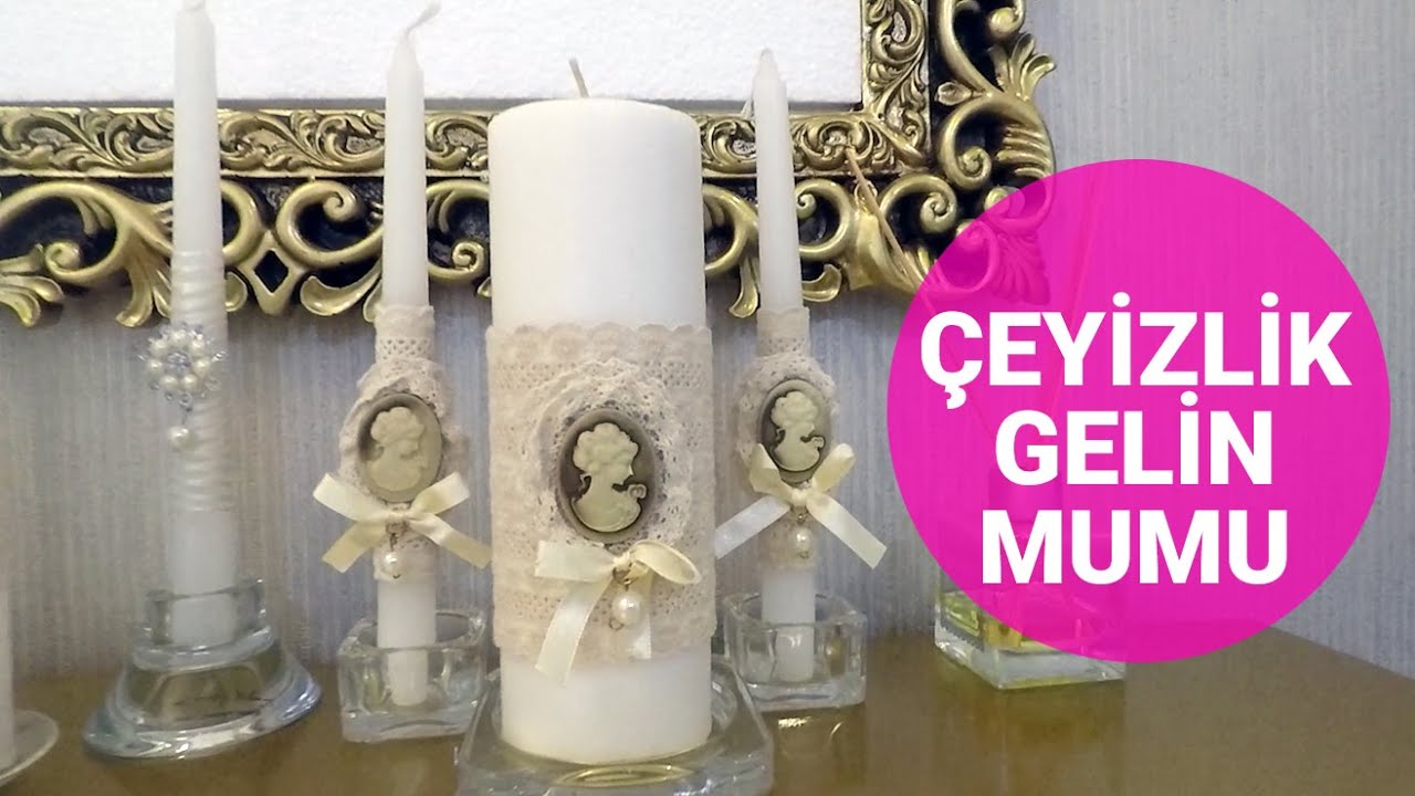 Hemen Yapmak İsteyeceğiniz En kolay Mum Süsleme Videosu (Çekiliş) - DIY #104