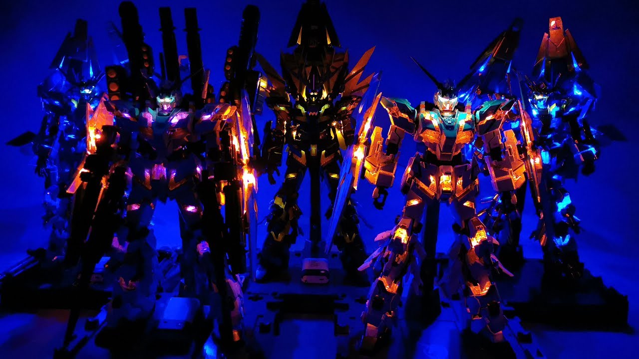 【开盒分享】Kosmos 1/60 独角兽/报丧/菲尼克斯 盾牌灯组