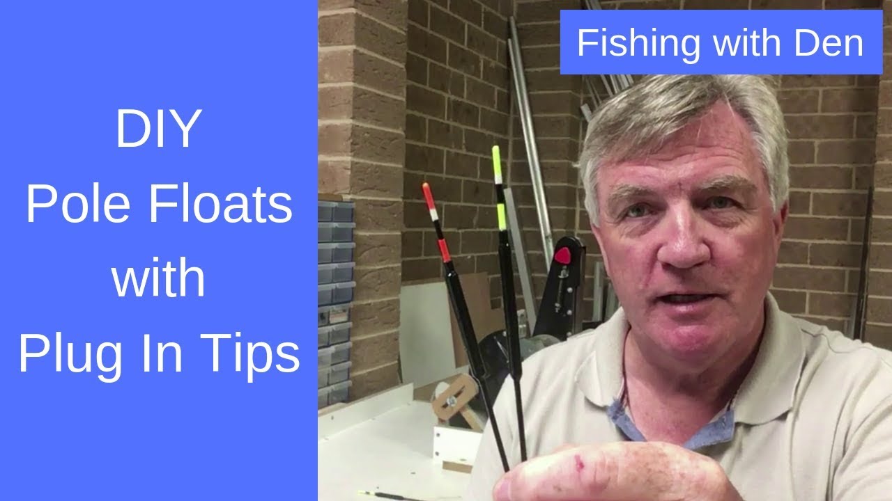 Make Pole Floats with Plug In Coloured Tips