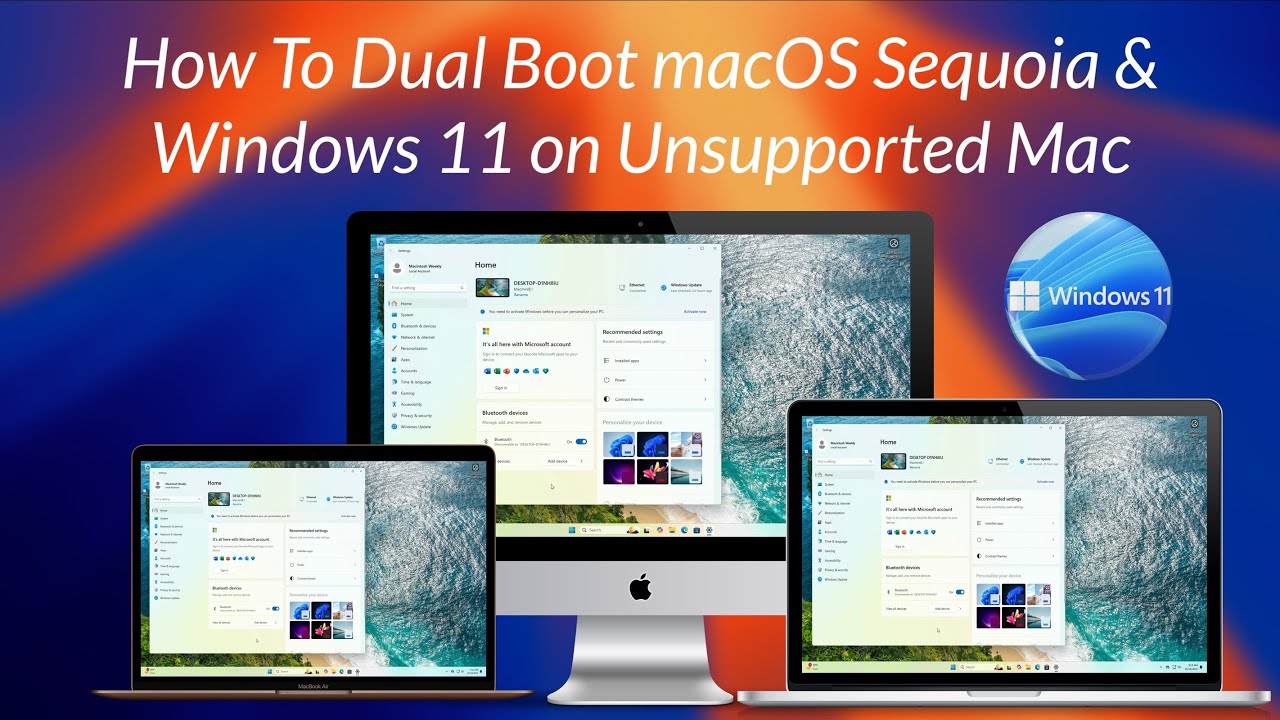 How to Install Windows 11 on Unsupported Macs | Step By Step Guide | No Virtualization Required