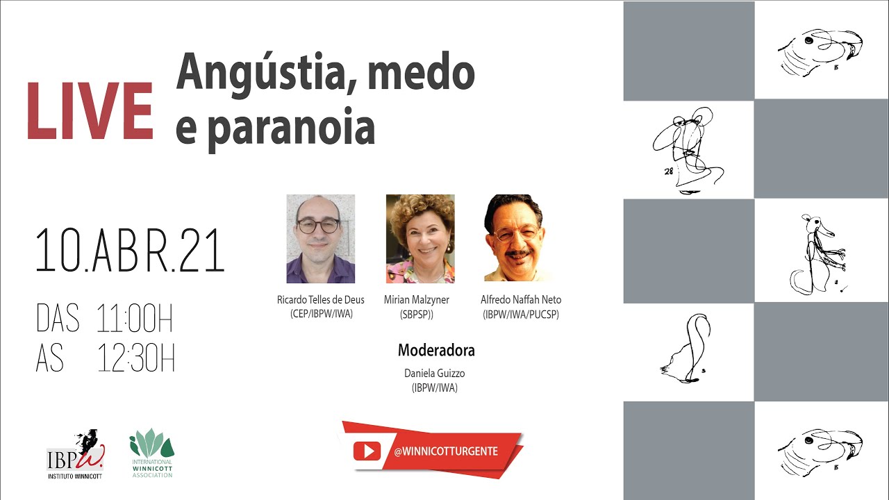 LIVE | ANGÚSTIA, MEDO E PARANOIA