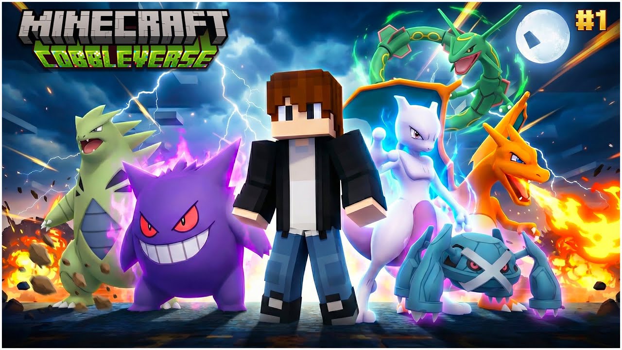 Entering the COBBLEVERSE Our Journey Starts Now | #1 | Minecraft In Telugu | The Music Boy