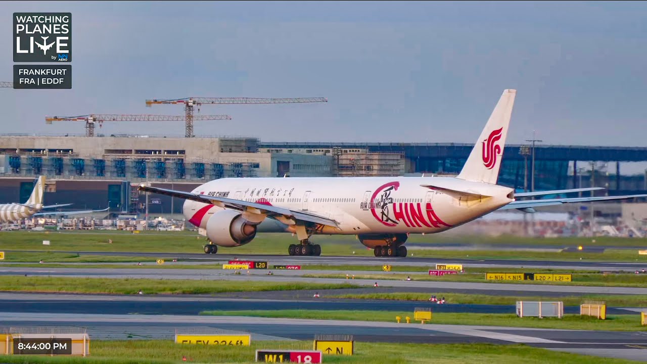 LIVE 4K GOLDEN HOUR and evening Planespotting at Frankfurt Airport on May, 16th of 2023
