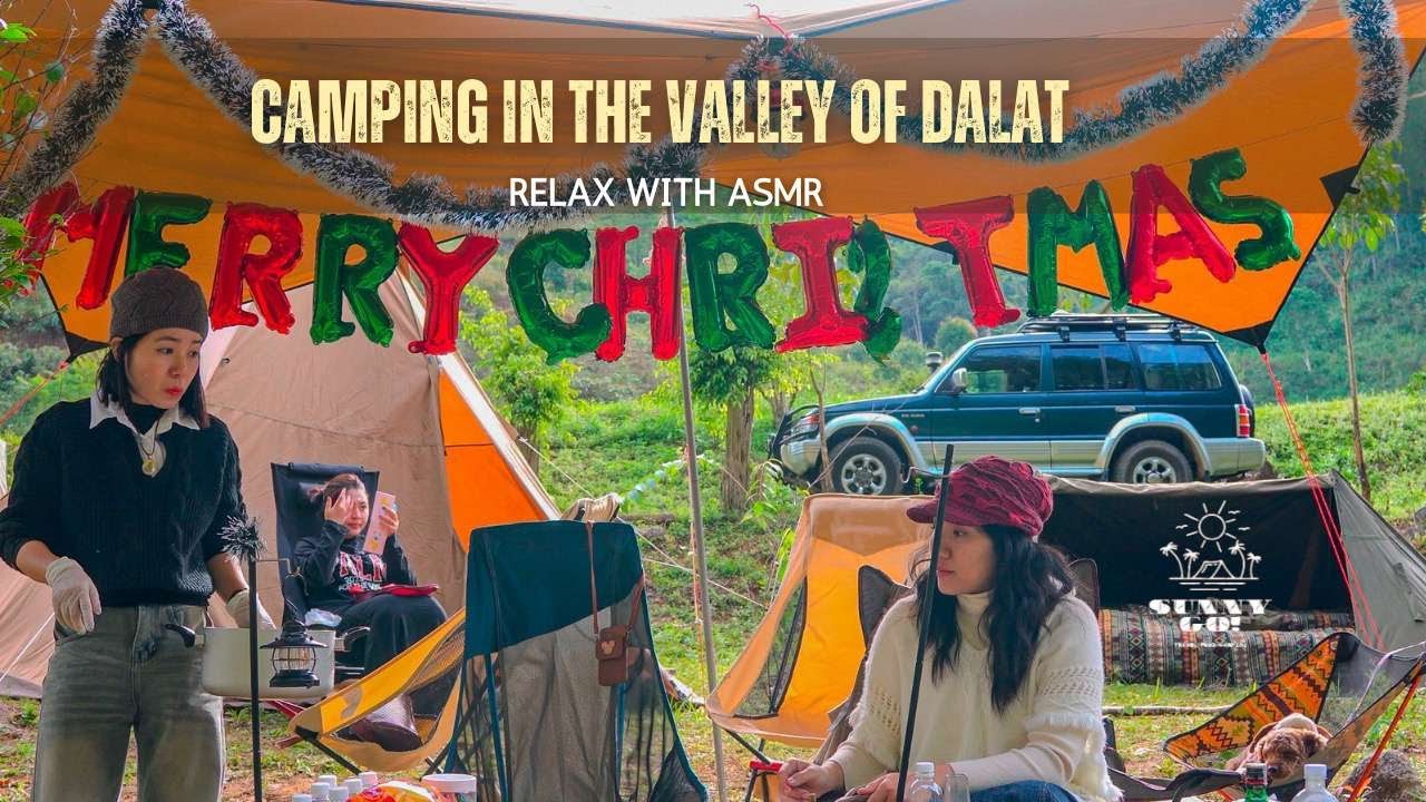 CAMPING IN THE VALLEY OF DALAT AT CHRISTMAS - Cắm trại ở thung lũng suối đá lạnh Đà Lạt bằng PAJERO