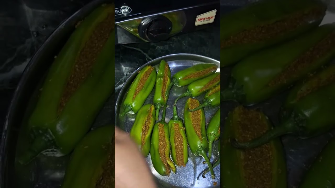 Bhrva mirchi recipe with sherbano kitchen 😋 like share and comment subscribe 