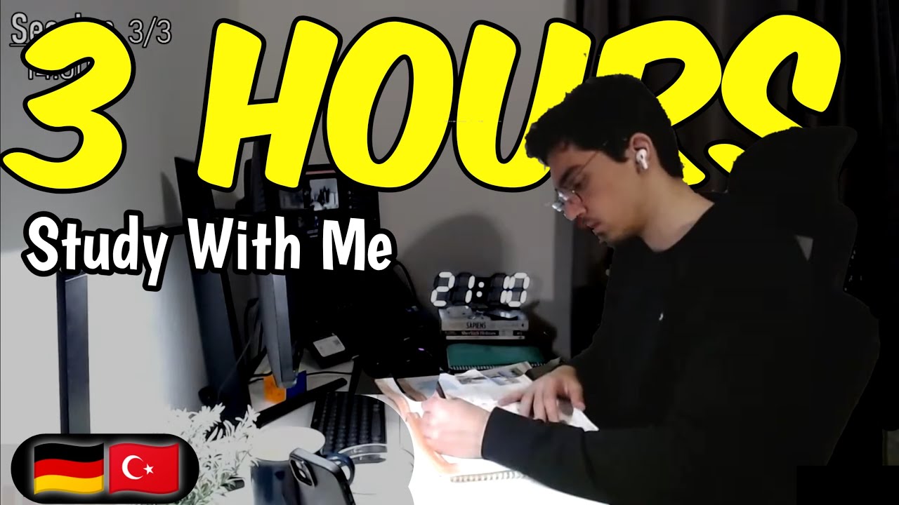 YKS'YE SON 159 GÜN! | Study With Me | Gün 102 | A1'den C1'e Almanca