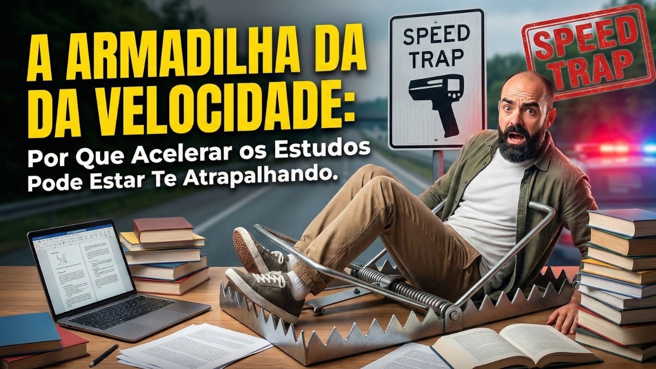 A ARMADILHA DA VELOCIDADE: Por Que Acelerar os Estudos Pode Estar Te Atrapalhando.