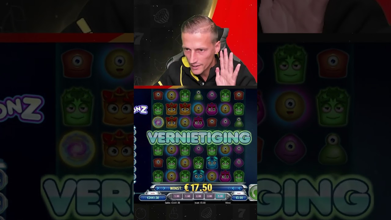INSANE BASE GAME HIT ON REACTOONZ! #shorts #casino #slots #funny #laugh