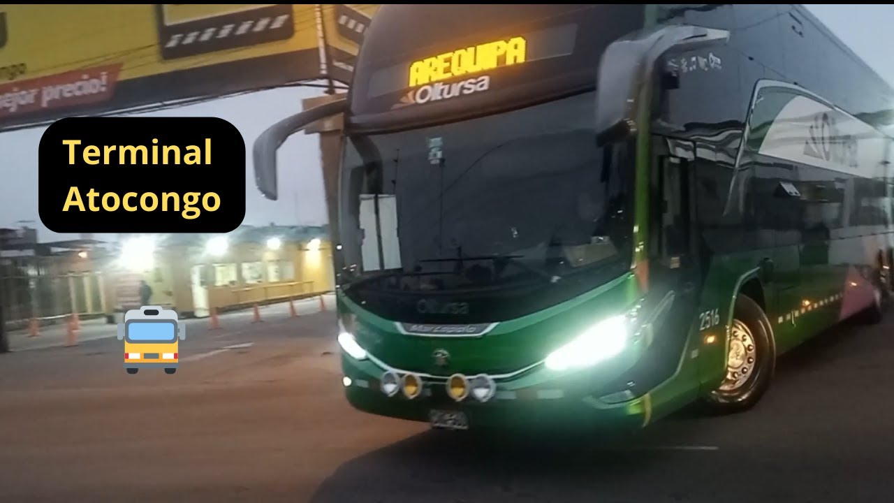 Así salen los buses del terminal Atocongo 😮🚍