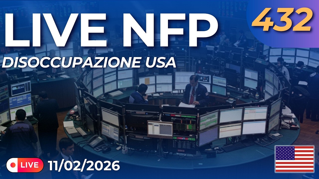 LIVE Tasso di Disoccupazione USA e Nonfarm Payrolls - Ep. 432 Trading & Mercati USA