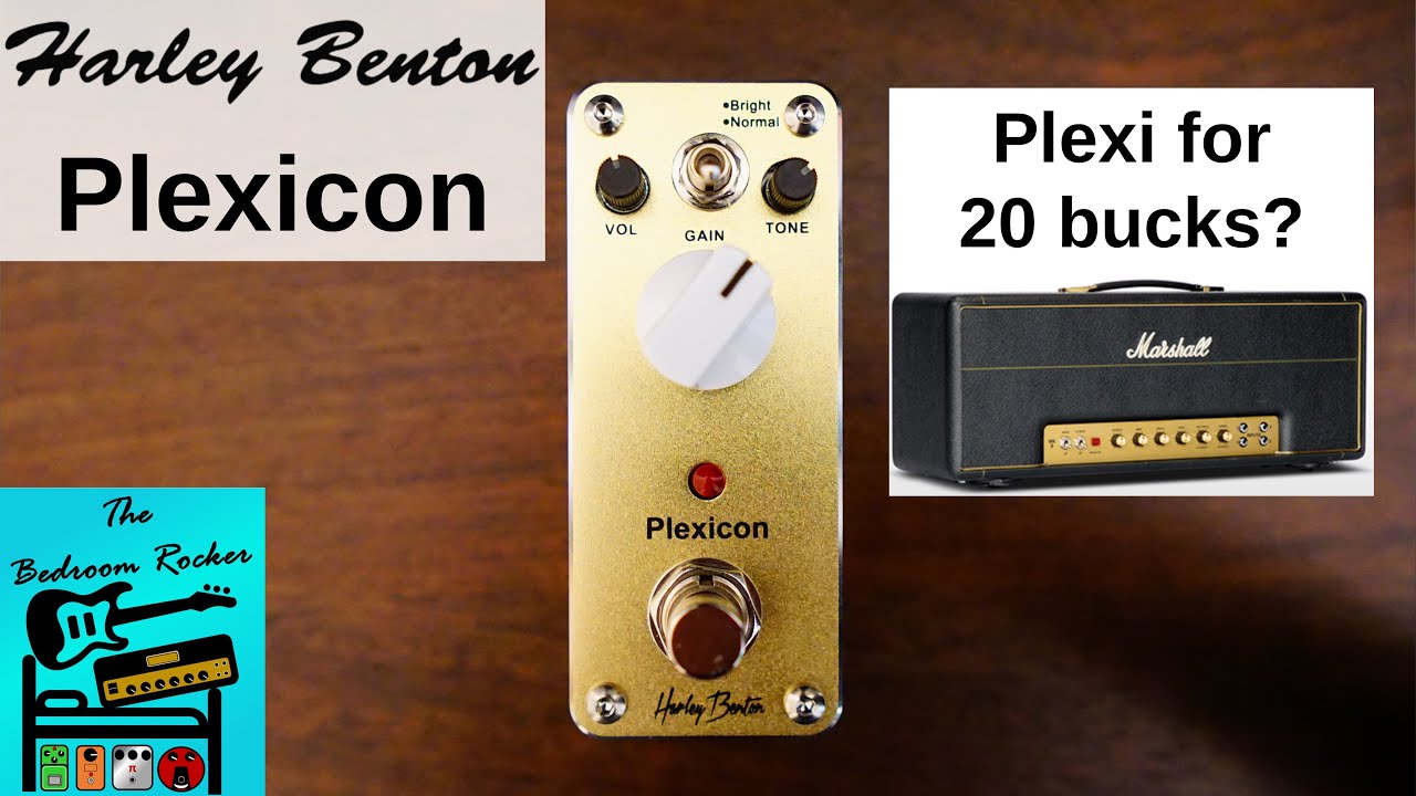 Harley Benton MiniStomp Plexicon - Cheap Marshall Plexi Distortion Pedal