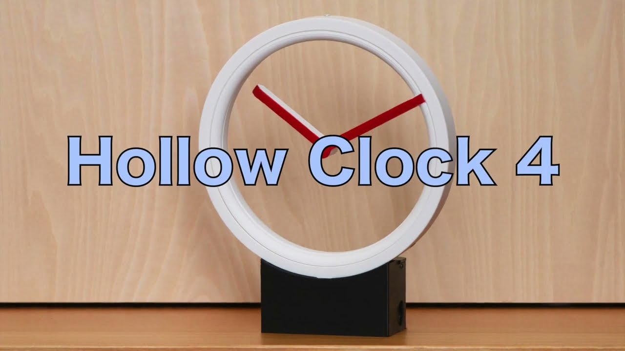 Hollow Clock 4 : magnetic hour hand control