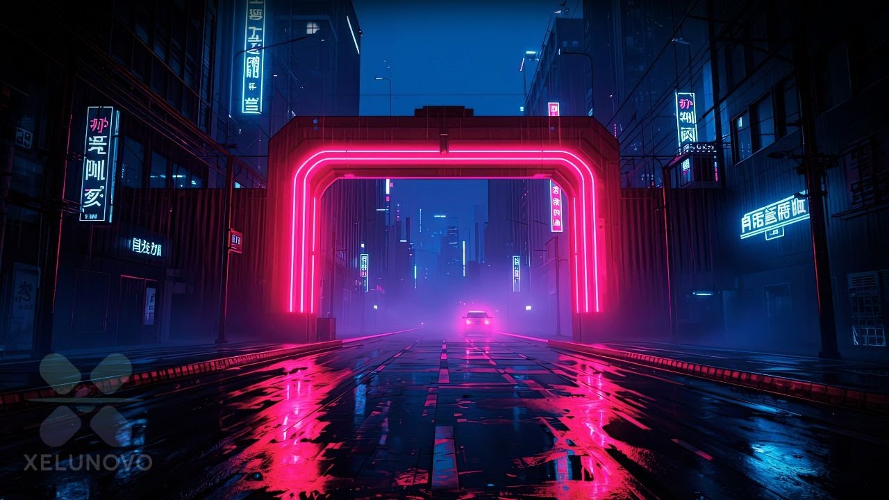 Rainy Neon City – Entering Beneath the Neon Rain