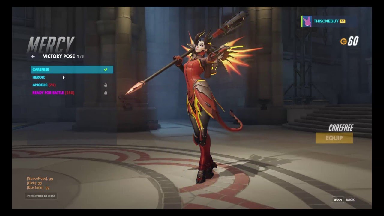 [Overwatch] Devil Mercy highlight Intros and Poses