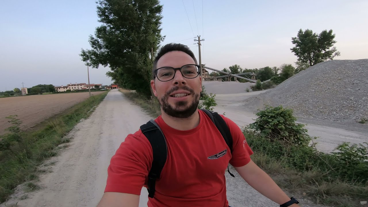 Ebike MTB argine Fiume BRENTA da CITTADELLA a Tezze sul Brenta [con indicazioni].