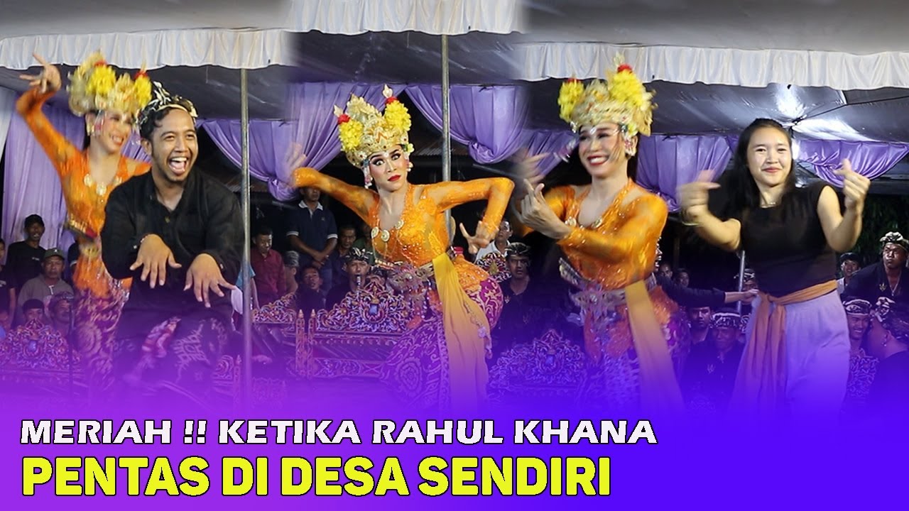 MERIAH ‼️ Rahul Khana menghibur di Desa Sendiri
