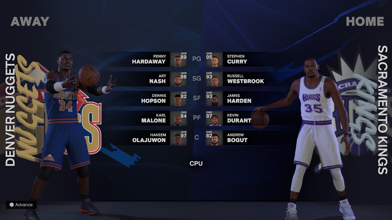 NBA 2K25 MyEra Sim &lsquo;96 Jordan Era Durant/Curry Kings 2x🏆 vs Denver 2