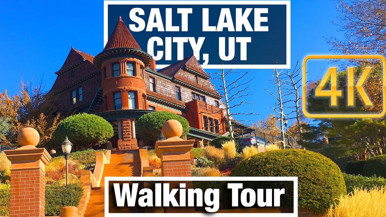 4K City Walks: Salt Lake City Capitol Hill Downtown Tour - Virtual Walk Walking Treadmill Video