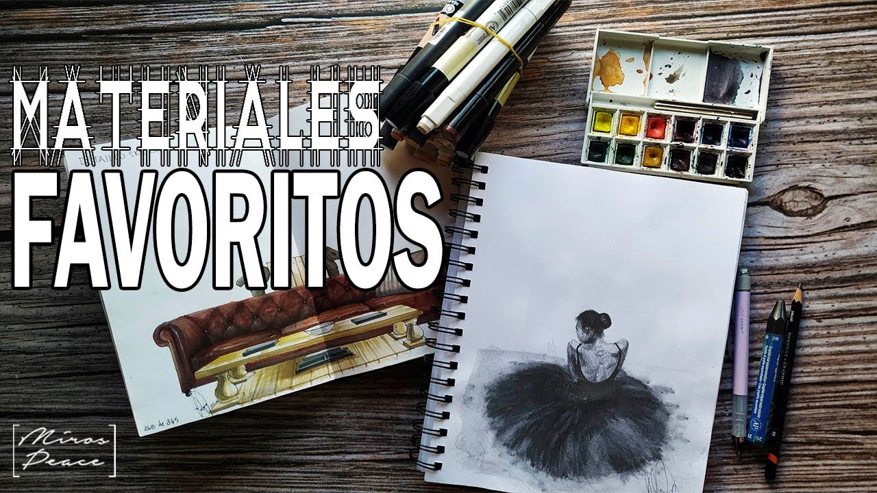 Materiales FAVORITOS para DIBUJO ARQUITECTÓNICO y Artístico