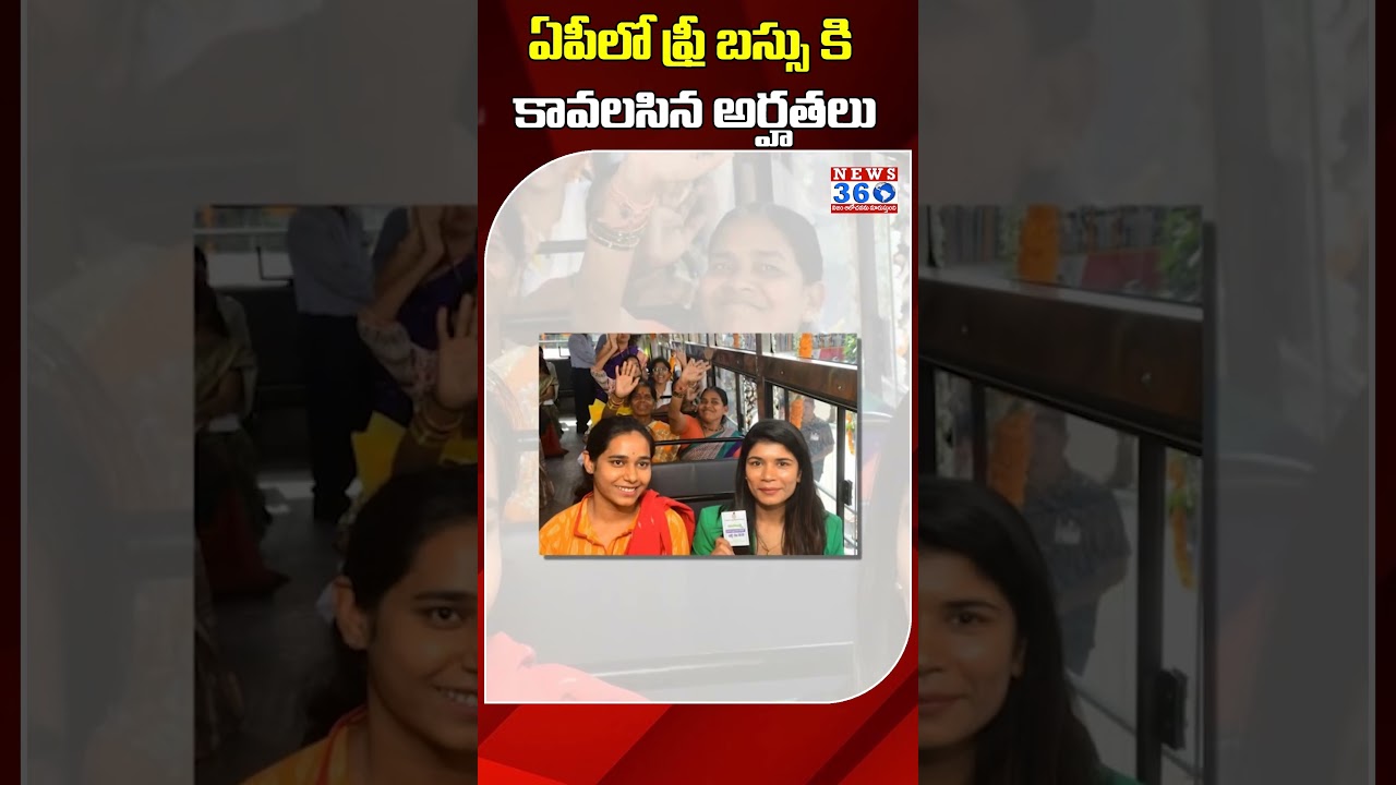 Free Bus For Woman Scheme To Start In AP | #cmchandrababunaidu #mandipalliramprasad #news360telugu