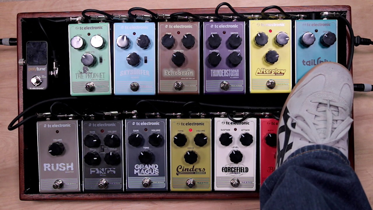 TC Electronic Smorgasbord full line of pedals