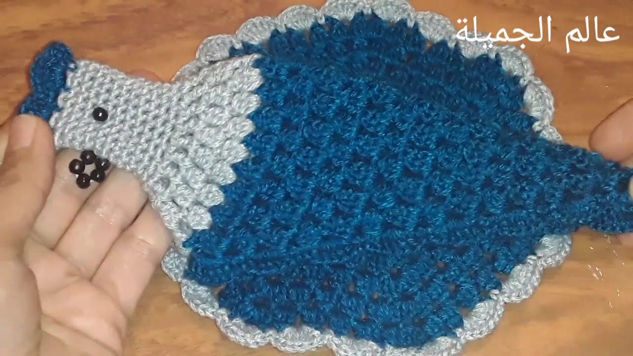 جديد المفارش / فراشة و يد البراد بالكروشي / how to crochet for beginners