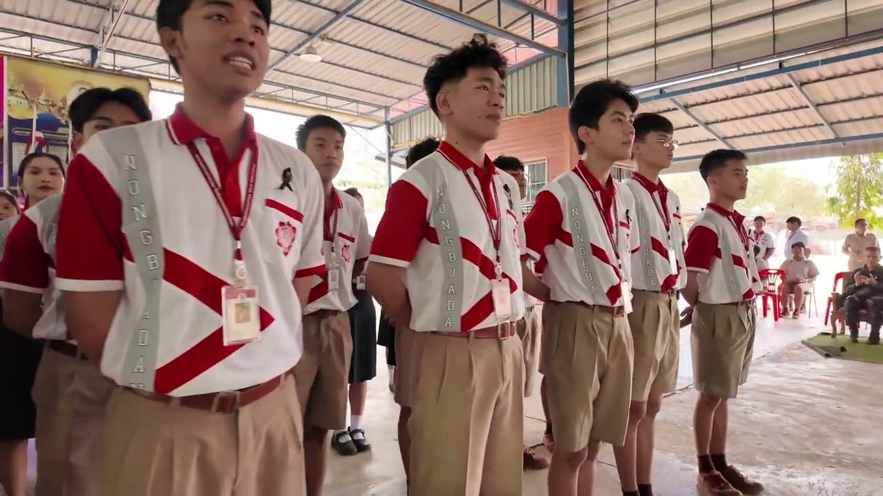 พลเอกบุญสิน พาดกลาง เดินทางมาโรงเรียนหนองบัวแดงวิทยากิจกรรมสร้างจิตสำนึก รักชาติศาสน์พระมหากษัตริย์
