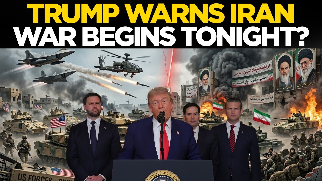 IRAN WAR LIVE | Trump Makes Mega Announcement, To Strike Iran Tonight? | Op Epic Fury Live |